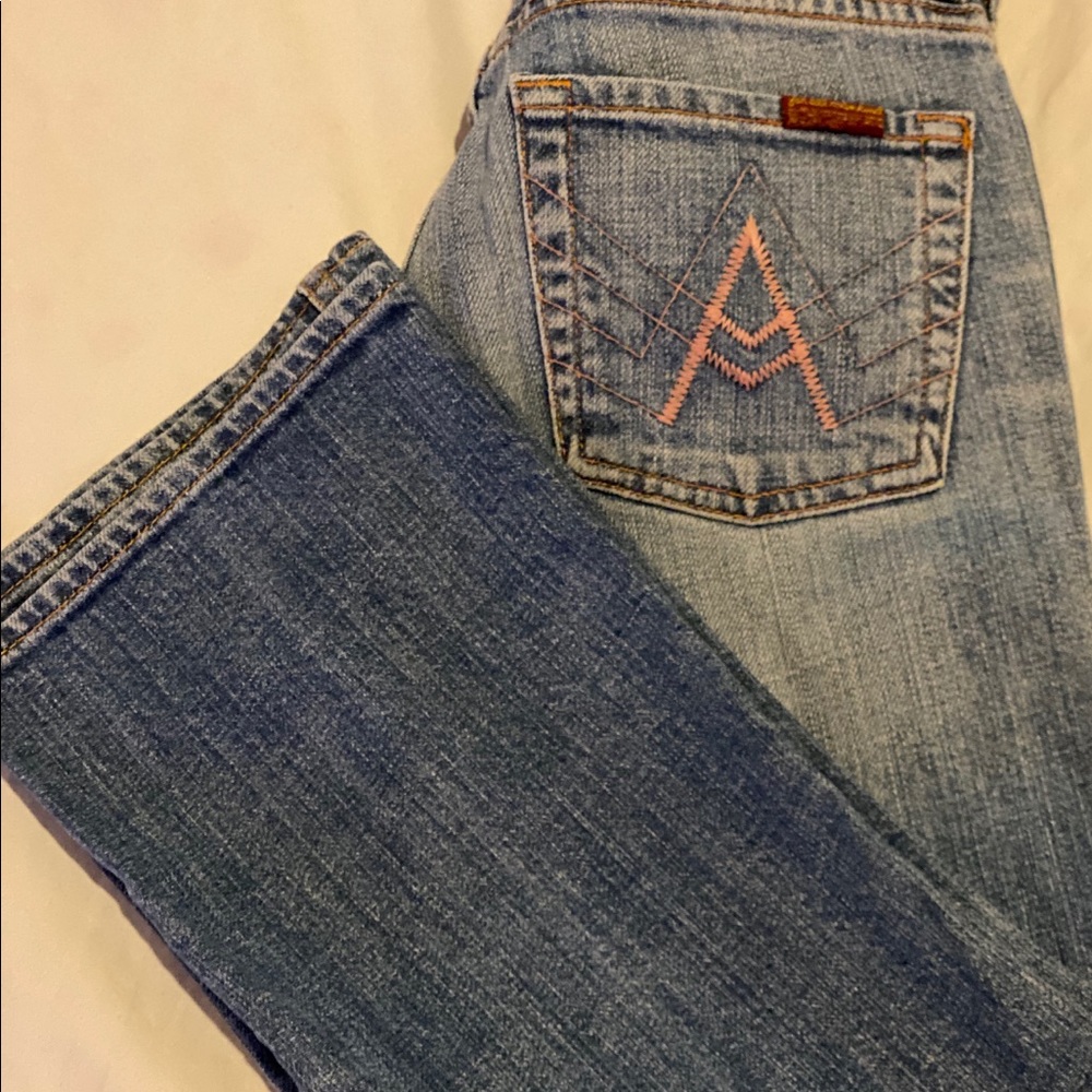 7 FOR ALL MANKIND A POCKET CROP DENIM 24